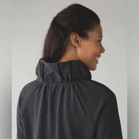 Lululemon After All Pullover - Heathered Black - Size 6 - Picture 2 of 8